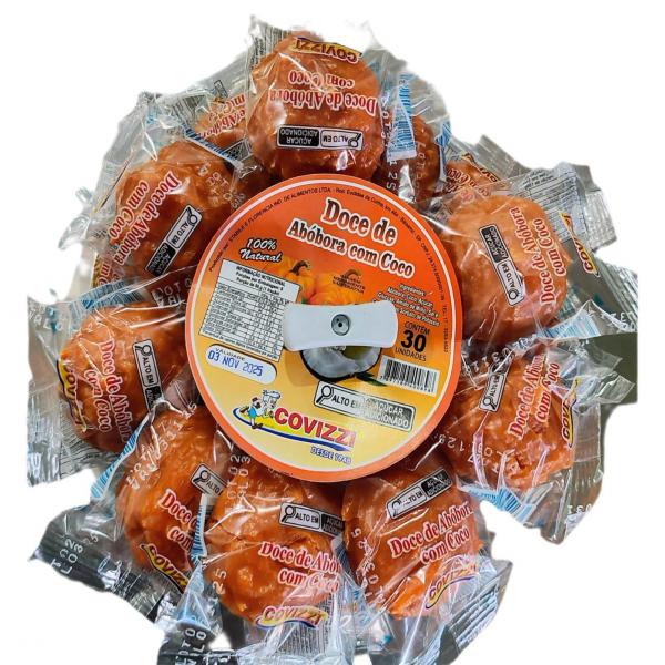 DOCE DE ABOBORA COM COCO ESPETO COM 30UND